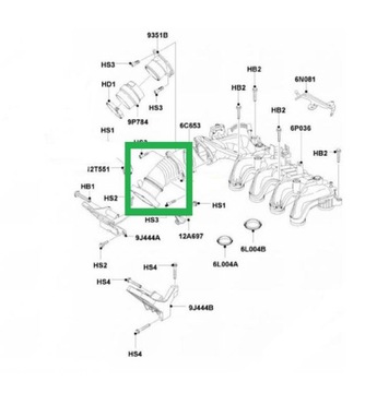 фото thumb №16, Труба wąż do коллектор впускной mazda 3 bk bl 1.6d