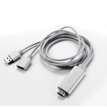Кабель-переходник MHL iOS Android HDMI TV Full HD 1080p Видео USB-C Lightning