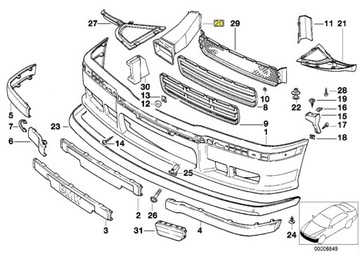 фото thumb №8, Канал повітря гальма перед лівий bmw e36 316 318