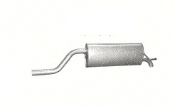 фото thumb №1, Глушитель конечный opel corsa d poj.1,3 cdti
