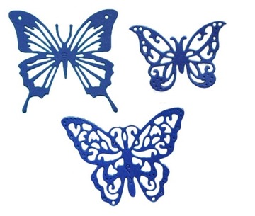 Scrapki Butterfly Лазурная бабочка набор бабочек