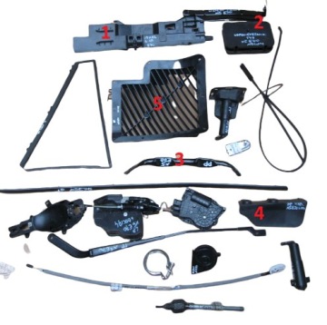 фото thumb №1, Рамка скло кузовний правий задня bmw x5 e70