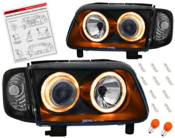 фото thumb №1, Vw polo 6n2 99-01 лампи фари black кільця h7