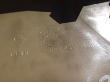 фото thumb №4, Правая корпус защита стойка багажника bmw x5 e70