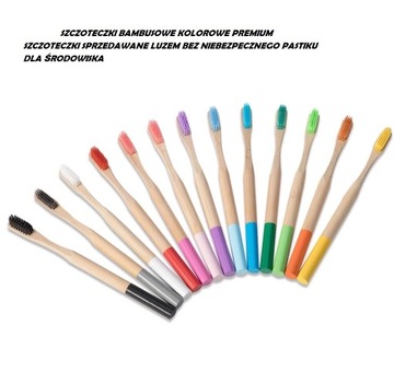 бамбуковая зубная щетка 6 шт. ECO SET