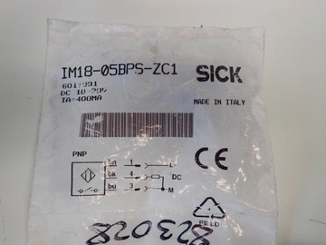 Czujnik indukcyjny SICK IM18, 10-30 VDC, 400 mA
