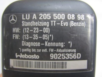 Webasto thermo top evo mercedes a2055000898 benzin в Україні, фото thumb