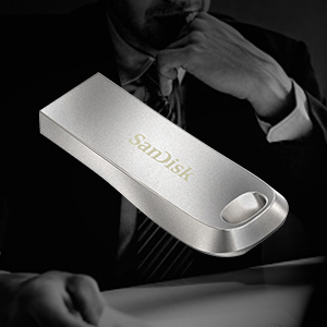 Металлический флеш-накопитель SanDisk Ultra LUXE 64 ГБ, 150 МБ/с, USB 3.1