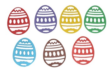 EGG яичный бордюр Пасхальное яйцо Пасхальный альбом 2 шт.