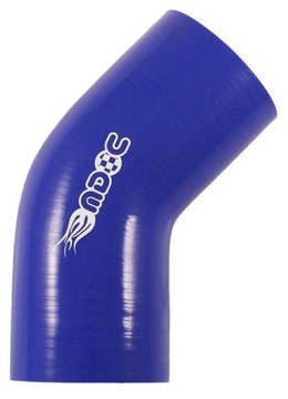 MDC SILICONE ELBOW 89mm 45-й плетеный интеркулер