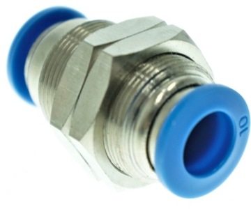 Złączka wtykowa prosta grodziowa 8 mm