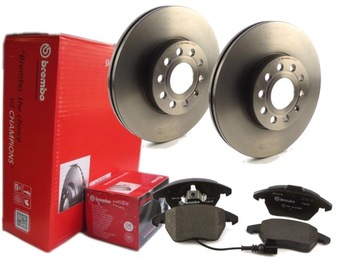 фото thumb №1, Тормозные диски тормозные колодки brembo перед vw touran golf v vi eos