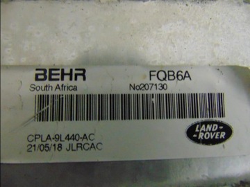 фото thumb №6, Range rover sport интеркулер cpla-9l440-ac