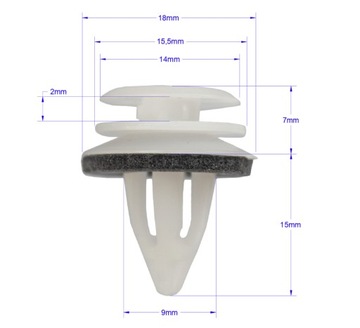 фото thumb №2, Клипса штифт обивка дверь do mini f54 f55 f56 f60 r50 r53 r55 r56 r60 61