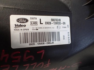 фото thumb №5, Лампа перед левая ford s-max mk2 15- полный led