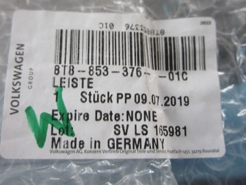 фото thumb №3, Audi a5 sportback планка пороговая 8t8853376 порог