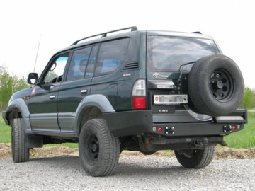 ЗАДНИЙ БАМПЕР LAND CRUISER 95 СТАЛЬ МЕТАЛЛ