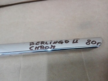 фото thumb №10, Citroen berlingo i рестайлинг 02-08 решётка радиатора хром бампера