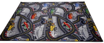 ДОРОЖНЫЙ КОВЕР DISNEY CARS АВТОМОБИЛЬНЫЙ КОВРИК 150x180 ДЕТСКИЙ