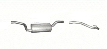 Купить Гаситель+ труба ford focus 2 mk2 poj.1,4+1,6 hbatchback, фото thumb