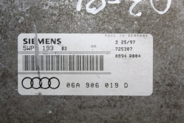 фото thumb №5, Бортовий комп'ютер двигуна a3 8l 1.6 b 06a906019d