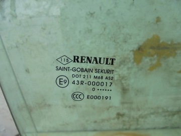 фото thumb №3, Стекло дверь правая renault megane 3 iii cc cabrio