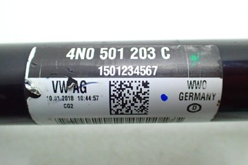 фото thumb №6, Audi a8 d3 02-09 полуось задняя левая 4e0501203c