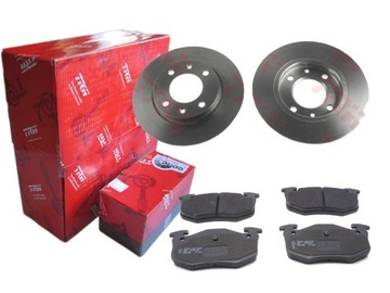 фото thumb №1, Тормозные диски тормозные колодки trw задняя peugeot 106 206 306