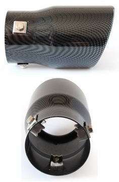 фото thumb №16, Наконечник na гаситель накладка диффузор выхлоп глушителя карбон сталь нержавеющая