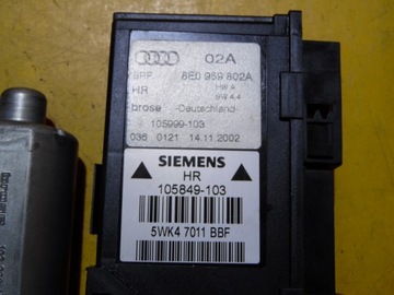 фото thumb №5, Двигунчик скла праві зад задній a4 b6 8e0959801