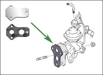фото thumb №3, Заглушка egr toyota rav 4 previa 2.0 d-4d