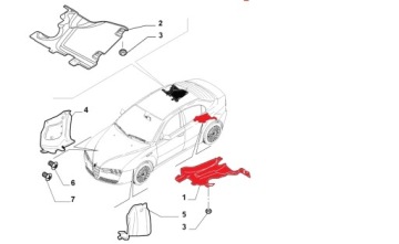 фото thumb №4, Alfa romeo 159 захист задній підвіска ліва oem 861