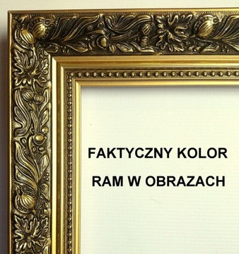 PEJZAŻ 60X50 CM OBRAZ W ZŁOTEJ RAMIE
