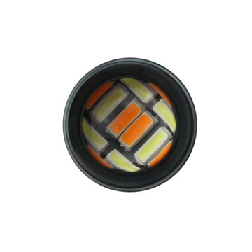 LED 66 SMD 4014 P21/5W BAY15D БЕЛЫЙ + ОРАНЖЕВЫЙ