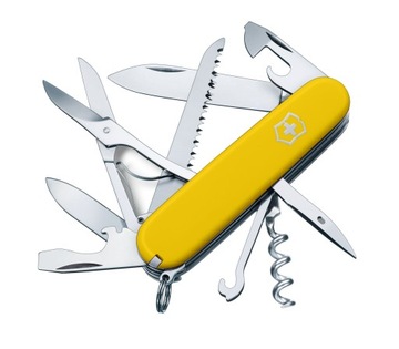 Victorinox 1.3713, scyzoryk Huntsman, 91 mm, 15 funkcji, żółty