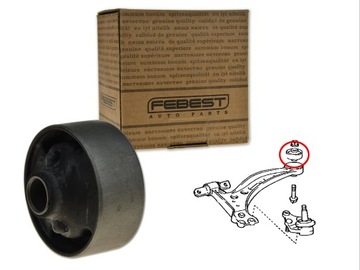 фото thumb №1, Втулка рычага перед передний - задняя tab-004