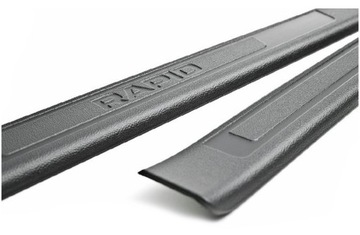 фото thumb №1, Накладки планки порогов пороговые пороги skoda rapid 5ja071303a