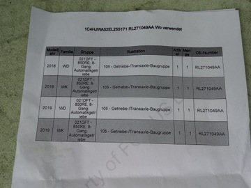 фото thumb №6, Grand cherokee wk2 durango 3.6 b коробка передач автомат