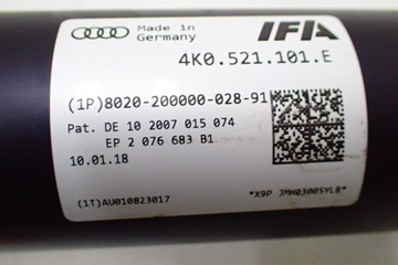 фото thumb №5, Audi a7 4k wał кардан 20r. 4k0521101e ознакомиться się з описанием