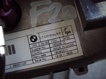 фото thumb №9, Інформаційний дисплей (екран, монітор) 6,5" bmw f20 f30 9237538