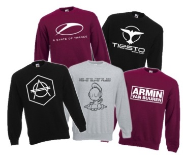 Свитшот Fruit of the Loom Set Classic, черный, размер M