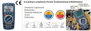 Люксметр Мультиметр Сонометр Децибелметр CEM