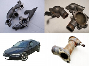 фото thumb №1, Cirrus stratus sebring патрубок корпус води 2.5 термостата