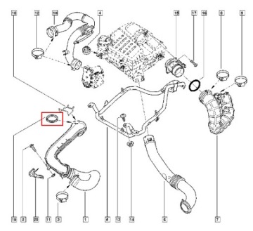 фото thumb №2, Оригінальний номер renault trafic ii 2.0dci ущільнювальне кільце трубка turbo