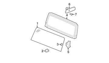 фото thumb №5, Стекло передняя wrangler jl gladiator 68350472ad