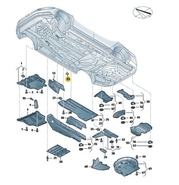 ЗАГЛУШКА КРЫШЕК ШАССИ 30мм, SKODA SUPERB