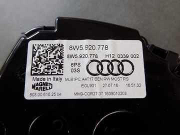 фото thumb №6, Audi rs5 8w спидометр приборы 8w5920778 720km