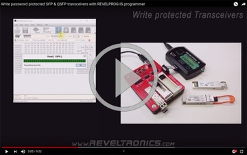 QSFP SFP XFP адаптер для программатора REVELPROG-IS