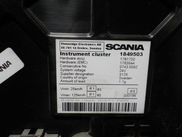 фото thumb №4, Scania r 380 2007r счетчик приборы
