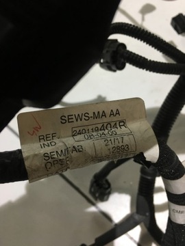 фото thumb №2, Джгут двигуна установка кабелі 240119404r 1.2 tce edc renault megane iv